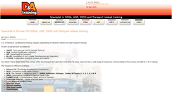 Desktop Screenshot of dandatraining.co.uk